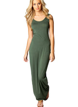 Load image into Gallery viewer, Summer Casual Women Clothing Sexy Vest Maxi Dress Sleeveless Slim Dress