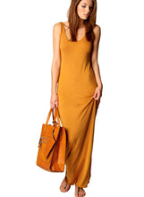Load image into Gallery viewer, Summer Casual Women Clothing Sexy Vest Maxi Dress Sleeveless Slim Dress