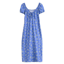 Load image into Gallery viewer, Spring Fashionable Slim Fit High End Sense Floral Flounce Waist Tight Dress