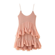 Load image into Gallery viewer, Women Slim Fit Sexy Backless Laminated Decoration Dress Women