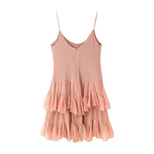 Load image into Gallery viewer, Women Slim Fit Sexy Backless Laminated Decoration Dress Women