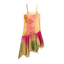 Load image into Gallery viewer, Ruffled Hem Suspender Elegant Embroidered Floral Summer Dress