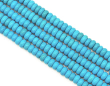 Load image into Gallery viewer, Turquoise Rondelle 5x8mm Smooth Beads,Sku#U1198