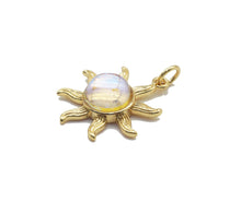 Load image into Gallery viewer, Moonstone Sun Charm, Sku#F1522