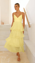 Load image into Gallery viewer, Sexy Backless Spaghetti Straps Cake Pleated Lace up Evening Party Dress Slim Fit Dress Women