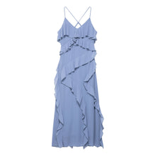 Load image into Gallery viewer, Women Laminated Decoration Sling Dress