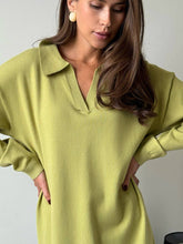 Load image into Gallery viewer, Fall Winter Scissors Collar Soft Woolen Long Elegant All Match Loose Maxi Dress