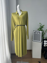 Load image into Gallery viewer, Fall Winter Scissors Collar Soft Woolen Long Elegant All Match Loose Maxi Dress