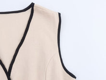Load image into Gallery viewer, Women Clothing Elegant Slim Fit with Belt Linen Blended Midi Dress