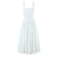 Load image into Gallery viewer, Elegant Floral Lace Lace Sling Dress Dress Summer Cinched Waist Slim Fit Midi Dress Women