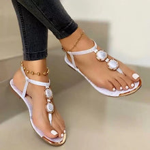Load image into Gallery viewer, Flat Sandals – Buckle Strap Summer Beach Shoes