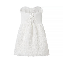 Load image into Gallery viewer, Women Clothing Early Spring Floral Three Dimensional Decoration Tube Top Dress