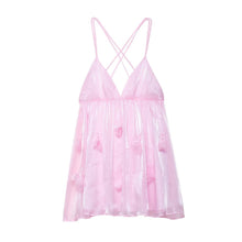 Load image into Gallery viewer, Summer Women Clothing Sexy Floral Suspenders Puff Short Dress