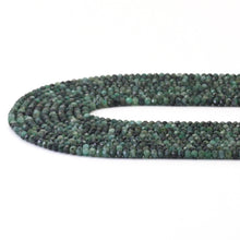 Load image into Gallery viewer, Genuine Emerald Faceted Rondelle Beads, Sku#U1687
