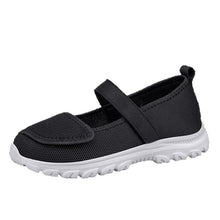 Load image into Gallery viewer, Women's Wide Toe Mesh Granny Shoes – Breathable Summer Flats with Low Heel