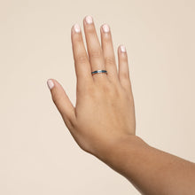 Load image into Gallery viewer, Tessa Montana Blue Crystal Eternity Band