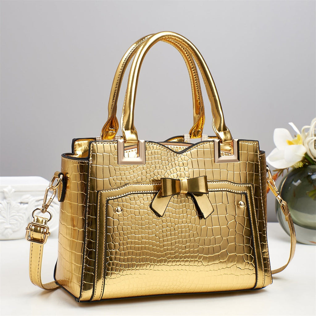 PU Leather Tote & Clutch Set