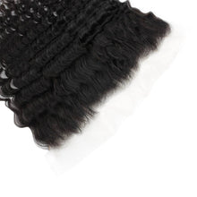 Load image into Gallery viewer, Deep Wave 13x4 Transparent Lace Human Hair Frontal