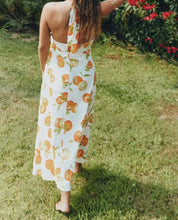 Load image into Gallery viewer, Women Clothing Fashionable Temperamental All Match Linen Printed Halter Dress