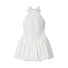 Load image into Gallery viewer, Women Clothing Elegant Fitted Waist Bowknot Lace up Pettiskirt Dress
