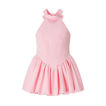 Load image into Gallery viewer, Women Clothing Elegant Fitted Waist Bowknot Lace up Pettiskirt Dress