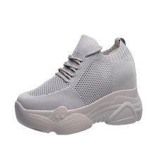 Load image into Gallery viewer, Women's Canvas Low-Top Sneakers | Casual Round-Toe White Shoes