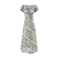 Load image into Gallery viewer, Summer Vintage Simple Holiday Series Casual Slim U Neck Dress