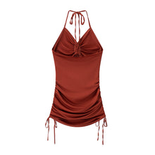Load image into Gallery viewer, Women Lace Drawstring Dress