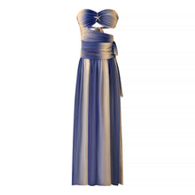 Load image into Gallery viewer, Women Wear Slim Starfish Decorative Tube Top Slit Dress
