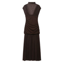 Load image into Gallery viewer, Summer Floral Ribbon Silk Net Stitching Dress