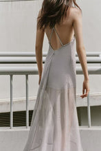 Load image into Gallery viewer, Women Wear Metal Color Thread Midi Dress Sling Dress