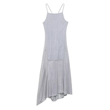 Load image into Gallery viewer, Women Wear Metal Color Thread Midi Dress Sling Dress