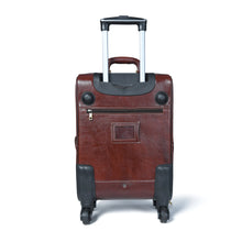 Load image into Gallery viewer, Leather Carry-On Trolly Bag