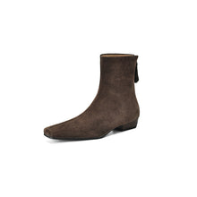 Load image into Gallery viewer, Suede Leather Ankle Boots