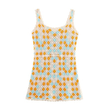 Load image into Gallery viewer, Women Clothing Fall Cute Youth Looking Girlish Crochet Vest Dress