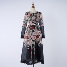 Load image into Gallery viewer, Women Printed Long Sleeved Summer And Autumn Vacation Dress