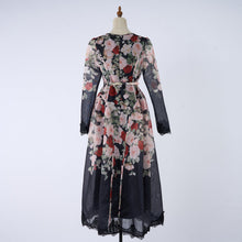 Load image into Gallery viewer, Women Printed Long Sleeved Summer And Autumn Vacation Dress