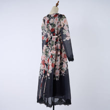 Load image into Gallery viewer, Women Printed Long Sleeved Summer And Autumn Vacation Dress