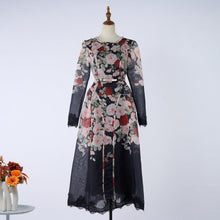 Load image into Gallery viewer, Women Printed Long Sleeved Summer And Autumn Vacation Dress