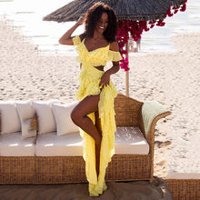 Load image into Gallery viewer, Dress Sequined Thailand Sanya Seaside Holiday Travel Beach Maxi Dress