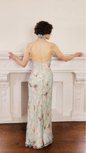 Load image into Gallery viewer, Women Clothing Autumn Socialite Artistic Printed Backless Design Halter Dress