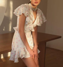 Load image into Gallery viewer, Elegant Women Design Floral Casual Silky Floral Dress