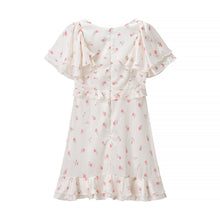 Load image into Gallery viewer, Elegant Women Design Floral Casual Silky Floral Dress