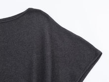 Load image into Gallery viewer, Women with Belt Knitted Mid Length Dress