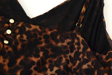 Load image into Gallery viewer, Women Clothing Autumn Lightly Mature Animal Print Midi Strap Dress