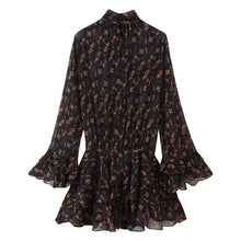 Load image into Gallery viewer, Women Clothing Western Floral Print Seersucker Dress