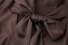 Load image into Gallery viewer, Autumn Women Coat Silk Satin Texture Scarf Dress