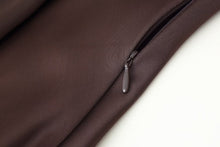 Load image into Gallery viewer, Autumn Women Coat Silk Satin Texture Scarf Dress