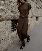 Load image into Gallery viewer, Women Clothing Top Product with Belt Dress