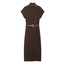 Load image into Gallery viewer, Women Clothing Top Product with Belt Dress